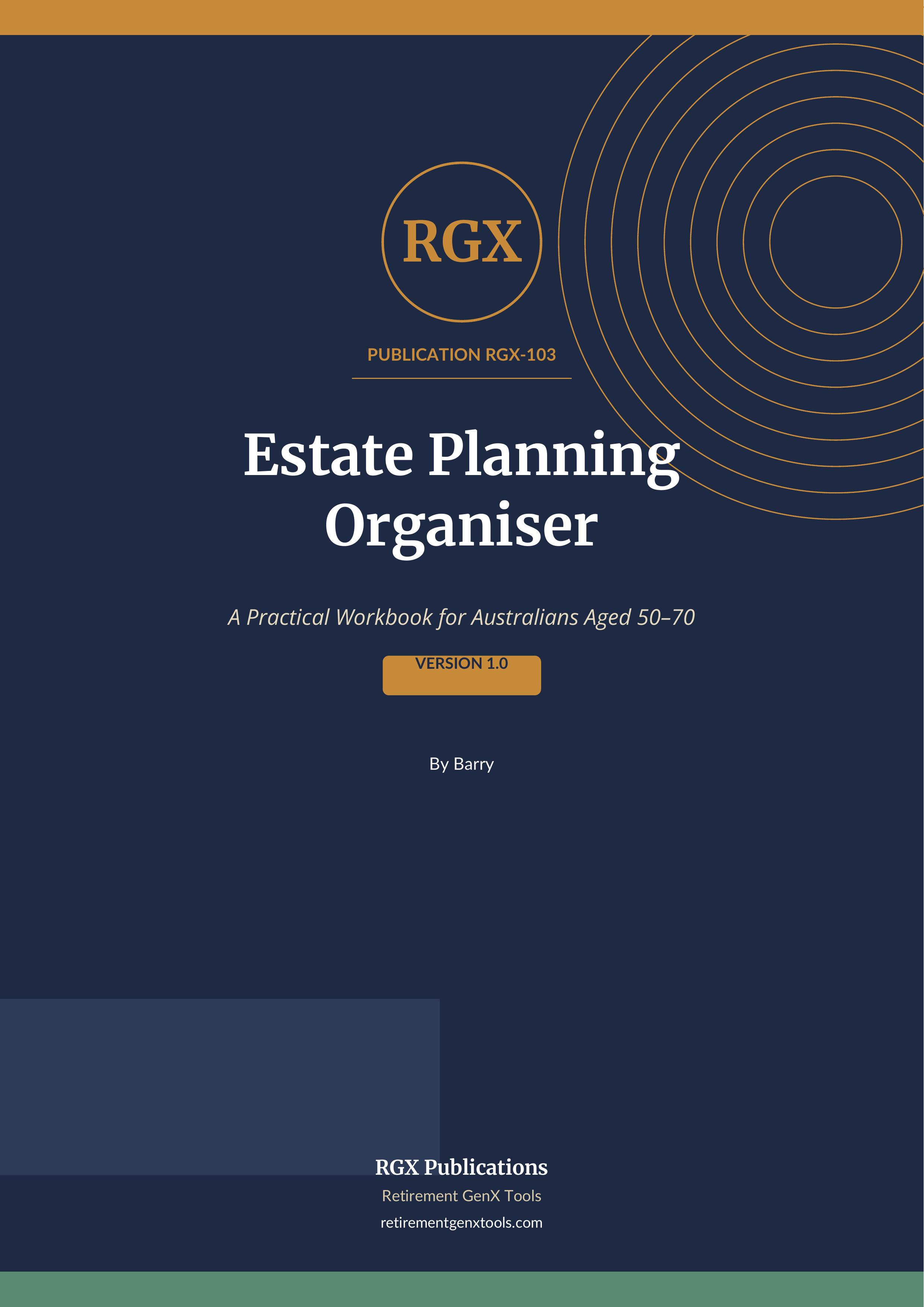 Estate Planning Organiser cover