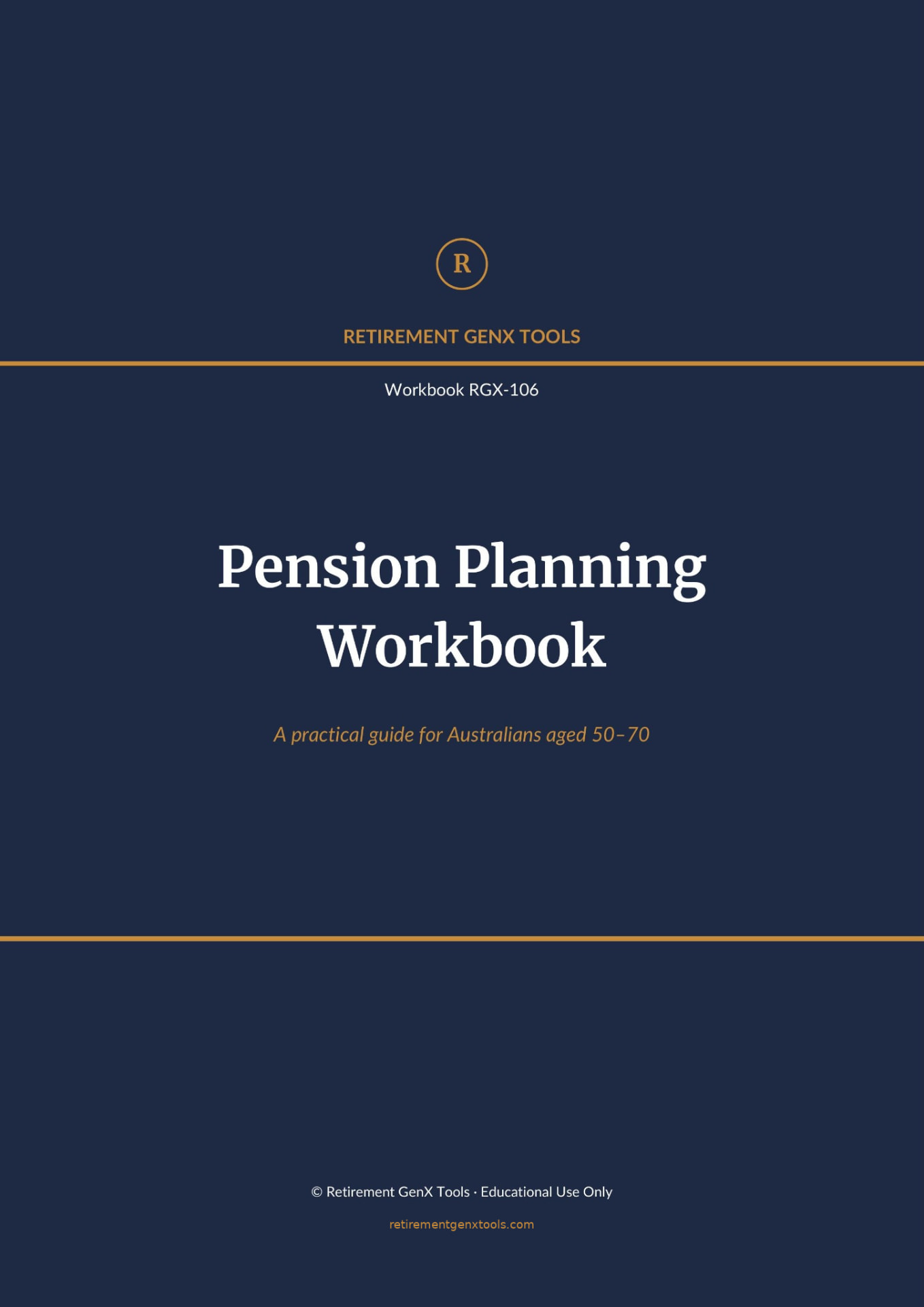 Pension Planning Workbook cover